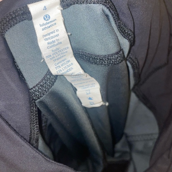 Lululemon Crushed Charcoal Inspire Tight Leggings - Picture 6 of 6